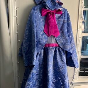 Disney Cinderella Fairy Godmother costume with hooded jacket/cape